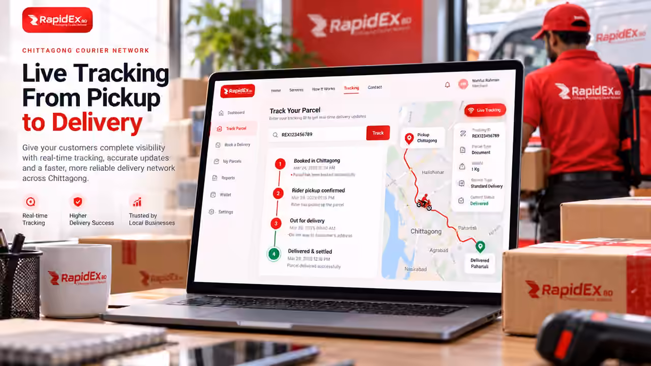 Courier Parcel Delivery System for Booking, Tracking & Collection — Hub sorting & delivery
